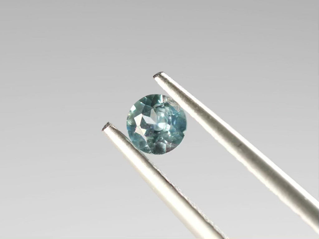 モンタナサファイア ラウンドカット アメリカ産 0.25ct【ms210621-359】