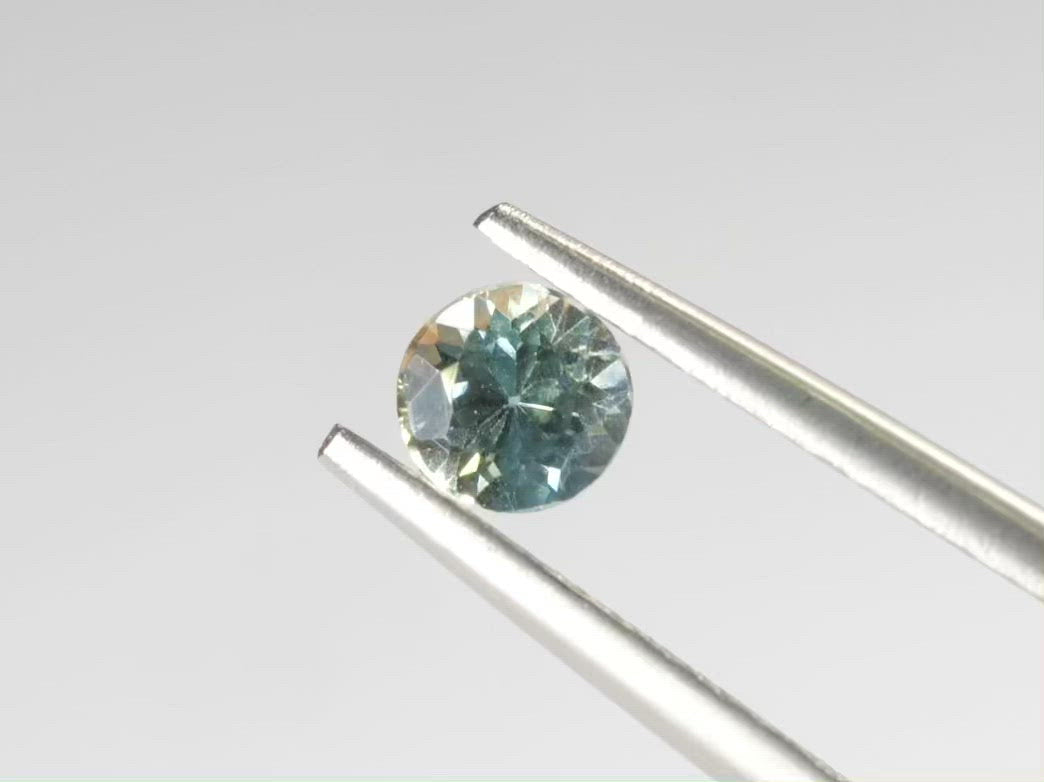 モンタナサファイア ラウンドカット アメリカ産 0.41ct【ms210617-362】