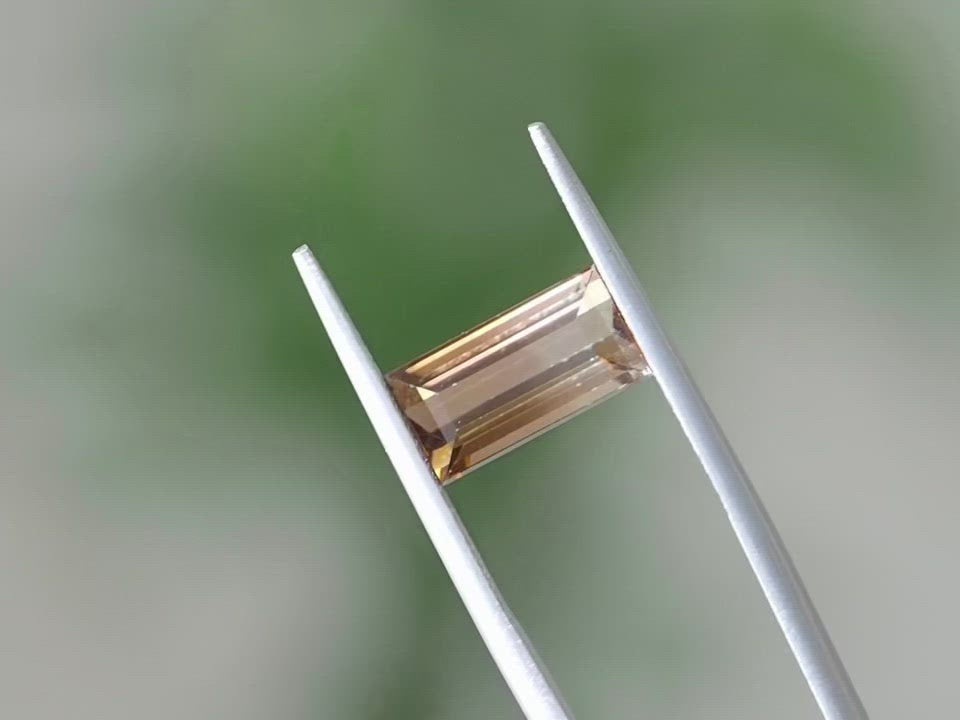 バイカラートルマリン スクエアカット ルワンダ産 2.82ct【tm210602-0310】